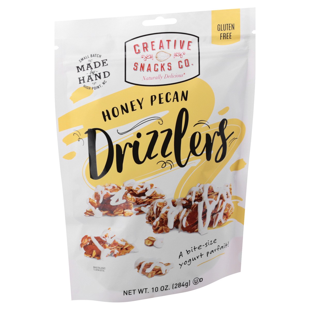 slide 4 of 13, Creative Snacks Honey Pecan Drizzlers 10 oz, 10 oz