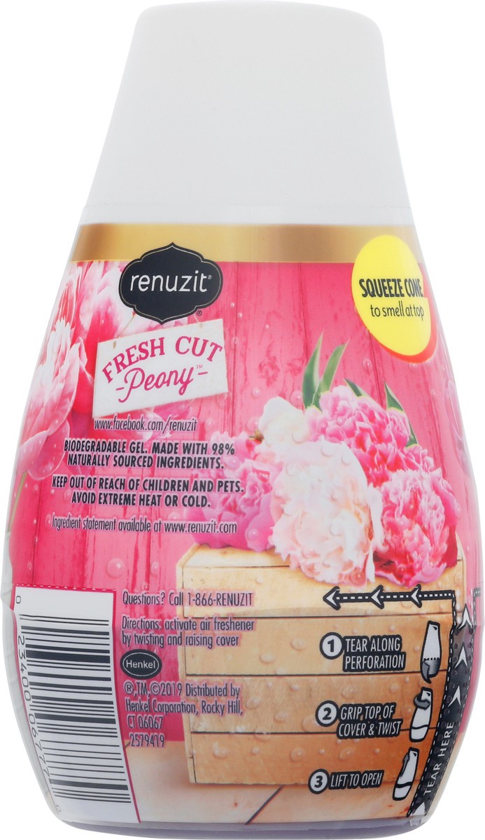 slide 9 of 13, Renuzit Fresh Cut Peony Gel Air Freshener 7.0 oz, 7 oz