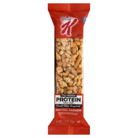 slide 1 of 1, Special K Protein Meal Bar Pretzel Cashew, 1.79 oz