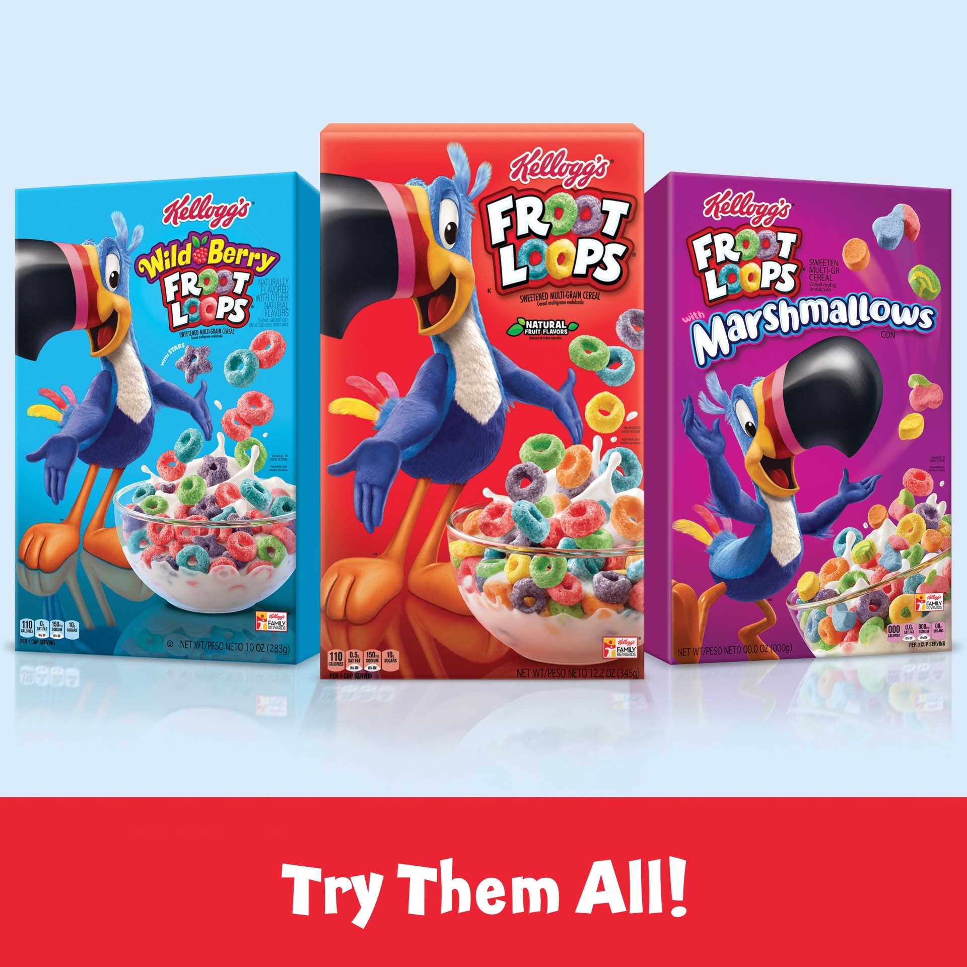 slide 5 of 7, Fruit Loops with Fruity Shaped Marshmallows Breakfast Cereal - Kellogg's, 12.6 oz