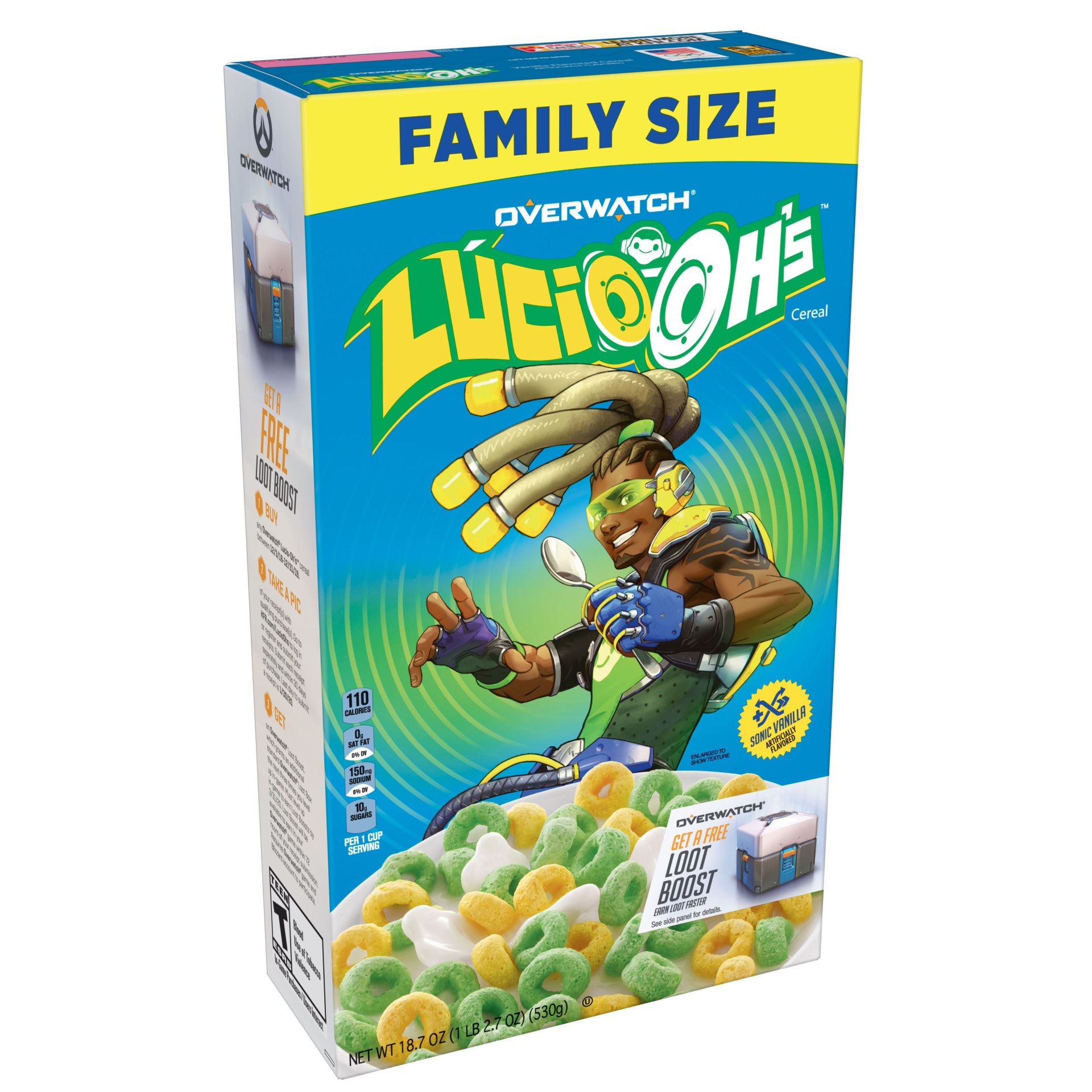 slide 1 of 5, Kellogg's Lucio-Oh's Breakfast Cereal, 18.7 oz
