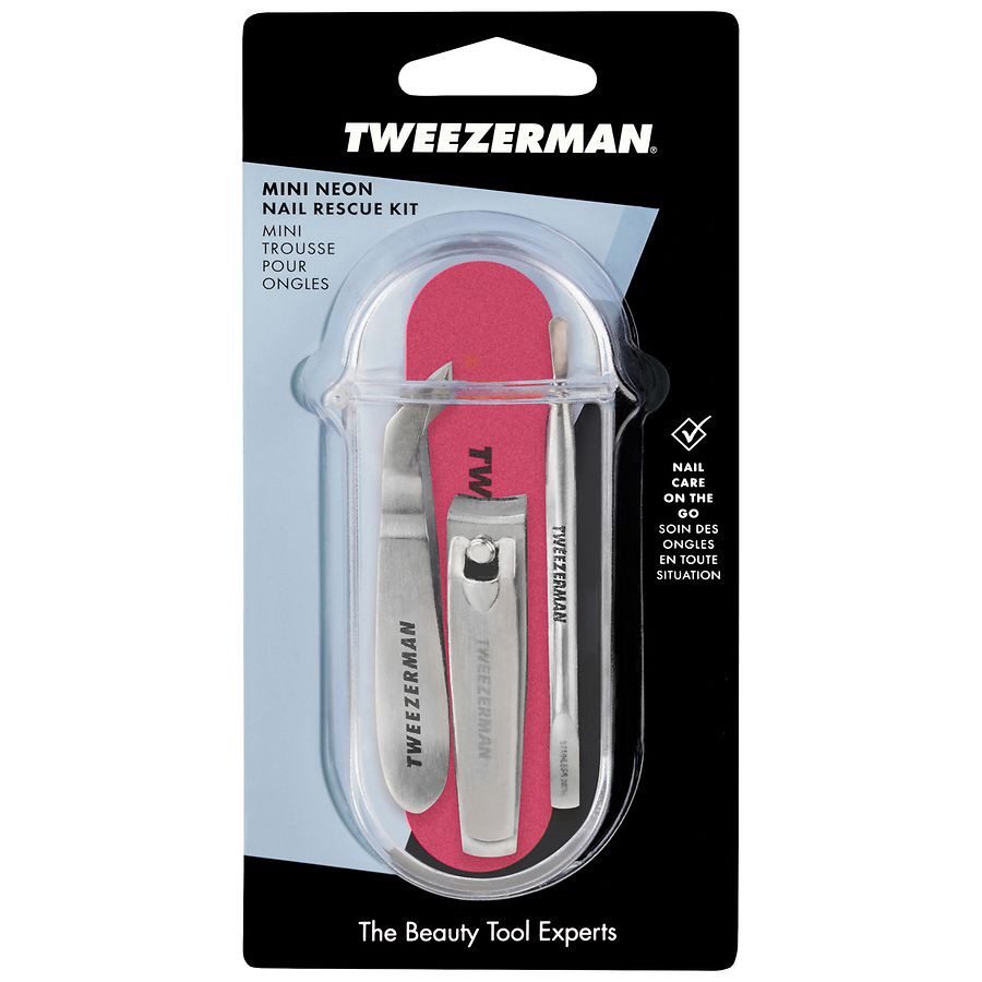 slide 4 of 5, Tweezerman Mini Neon Nail Rescue Kit, 1 ct