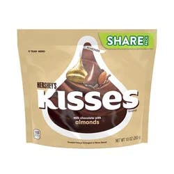 Hershey's Chocolate Candy, Milk Chocolate, Almonds