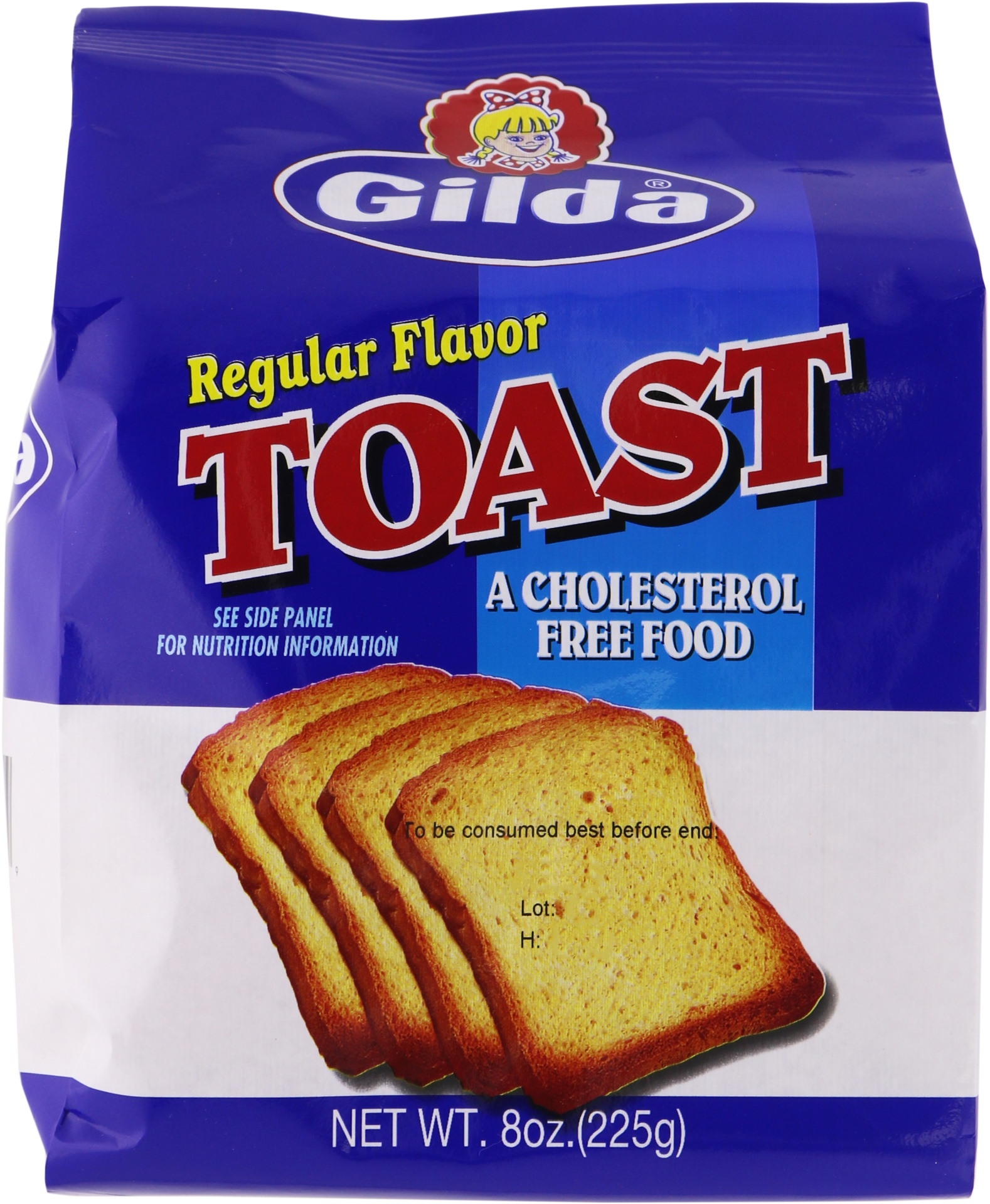 slide 1 of 1, Gilda Toast Regular, 8 oz