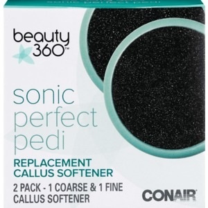 slide 1 of 1, Beauty 360 Sonic Perfect Pedi Replacement Callus Softeners, 1 ct