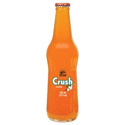 Crush Orange Soda - Made in Mexico, 12 fl oz glass bottle