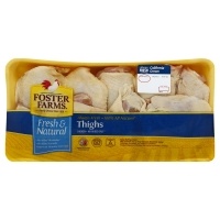 slide 1 of 1, Foster Farms Chicken Thighs Value Pack, per lb