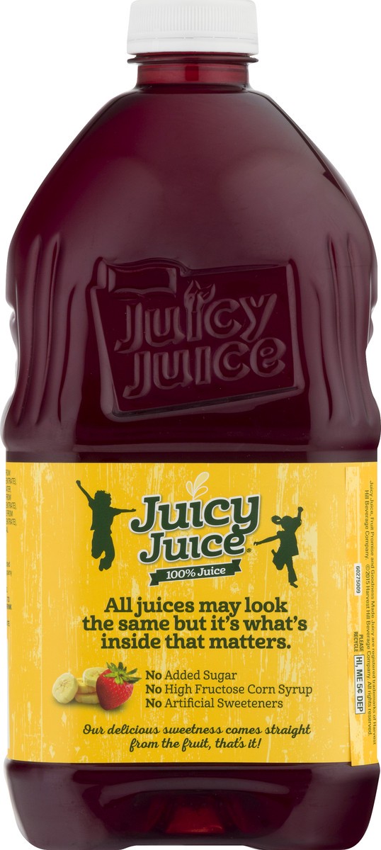 slide 9 of 13, Juicy Juice 100% Juice, Strawberry Banana, 64 FL OZ Bottle, 64 oz