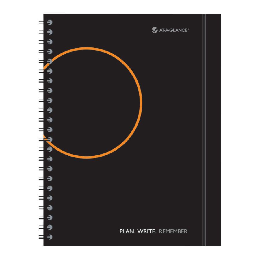 slide 4 of 4, At-A-Glance Undated Planning Notebook - Orange, 1 ct
