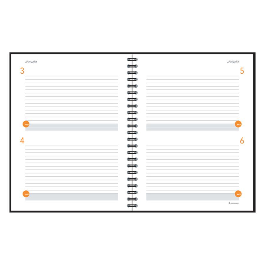 slide 2 of 4, At-A-Glance Undated Planning Notebook - Orange, 1 ct