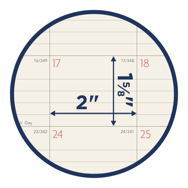 slide 8 of 8, At-A-Glance Badge 2023 Ry Monthly Wall Calendar, Floral, Medium, 15'' X 12'', 15 in