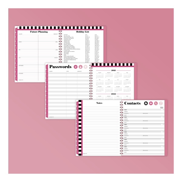 slide 4 of 6, See Jane Work Professional Weekly/Monthly Planner, 8-1/2'' X 11'', Multicolor, January To December 2021, Sj108-905, 1 ct