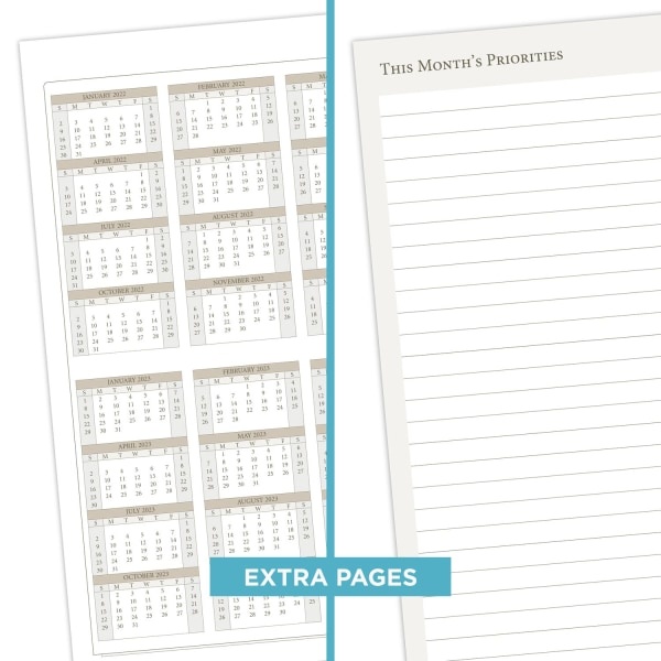 slide 5 of 9, At-A-Glance Daily/Monthly Planner Refill, Desk Size, 5-1/2'' X 8-1/2'', January To December 2022, 481-225, 1 ct