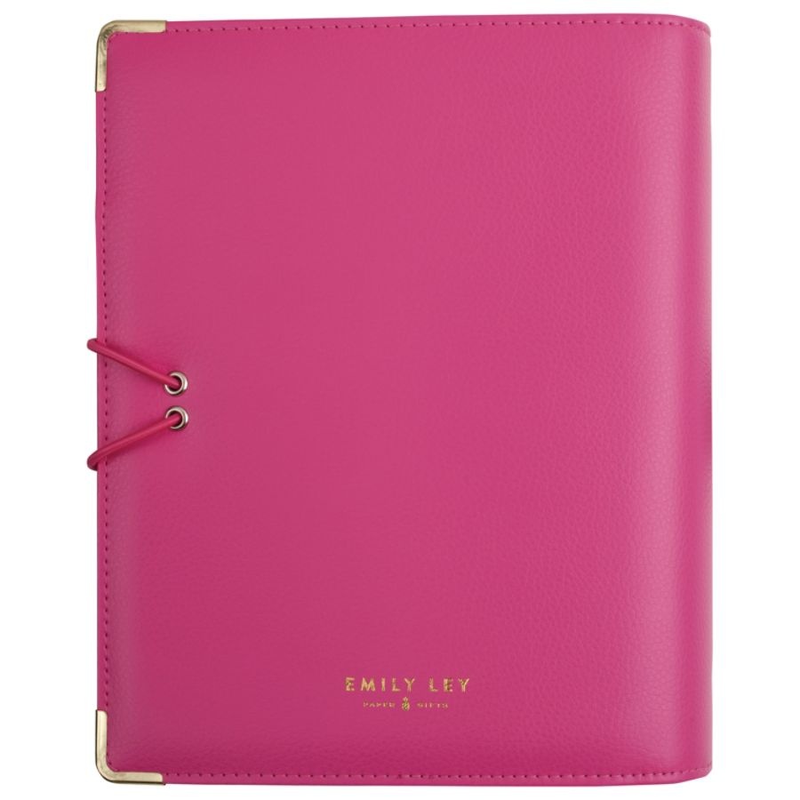 slide 2 of 3, Emily Ley Simplified System Organizer Cover, Fuchsia, 1 ct