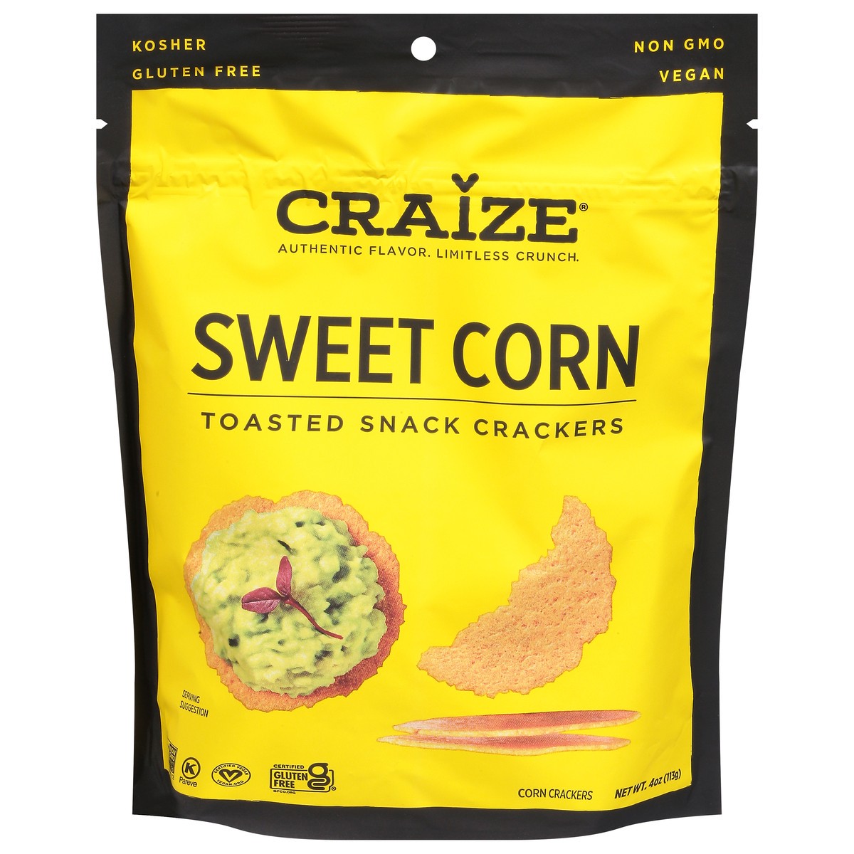 slide 1 of 9, Craize Crackers Corn Sweet 4 Oz, 4 oz