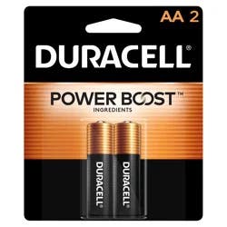 Duracell Coppertop AA Alkaline Batteries, 2/Pack