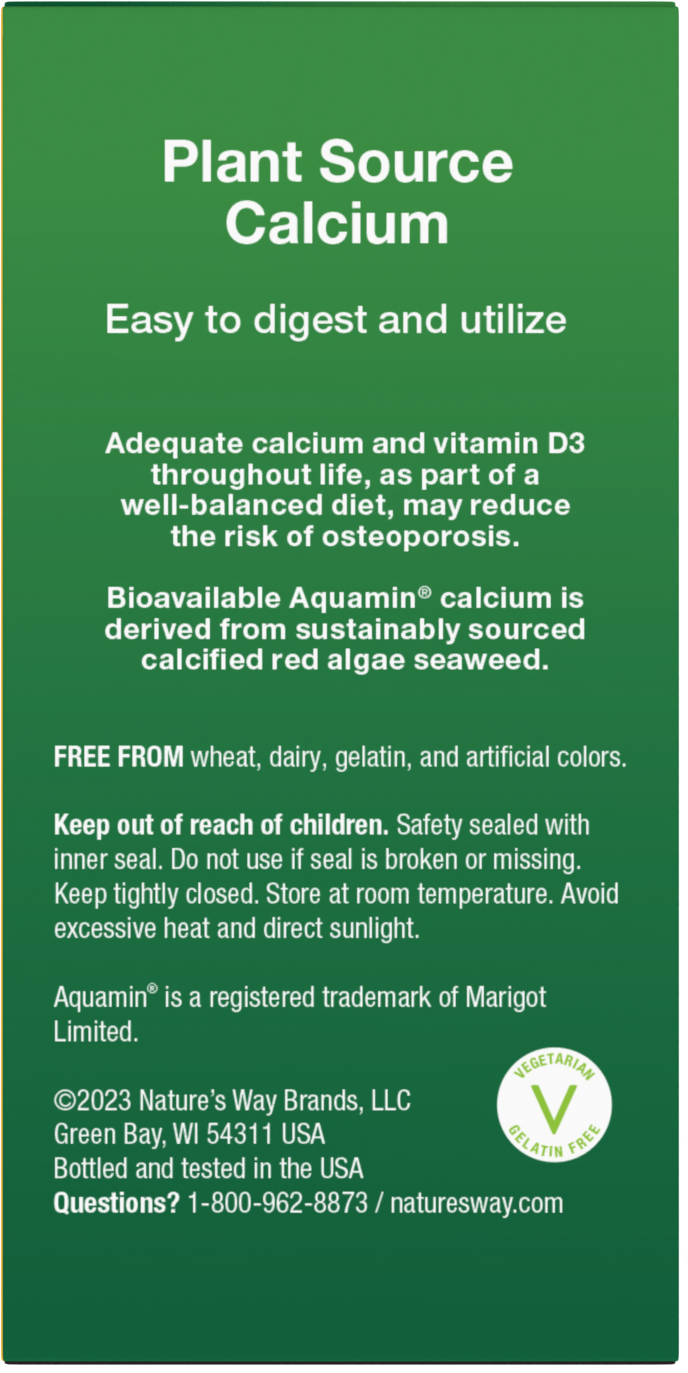 slide 3 of 5, Nature's Way Alive! Max Absorption Calcium 60 Tablets, 60 ct