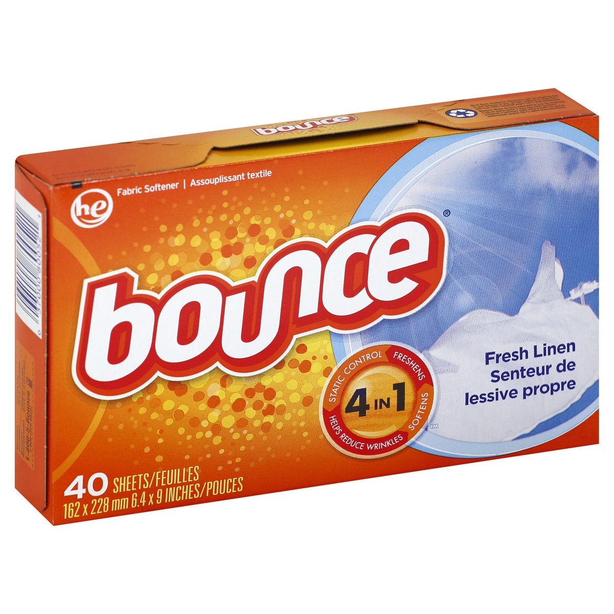 slide 1 of 1, Bounce Fabric Softener, 40 ct