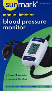 Meijer Auto Arm Blood Pressure Monitor, 1 ct