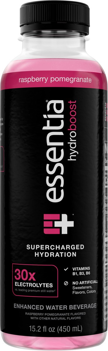 slide 12 of 15, ESSENTIA Bottled Water Ionized Akaline Raspberry15.2oz, 15.2 fl oz