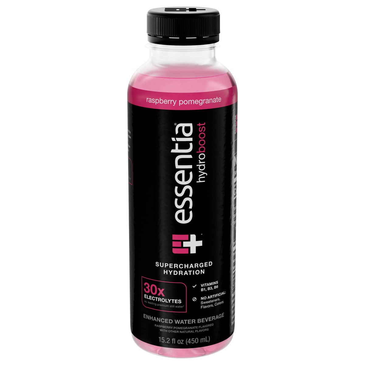 slide 1 of 15, ESSENTIA Bottled Water Ionized Akaline Raspberry15.2oz, 15.2 fl oz