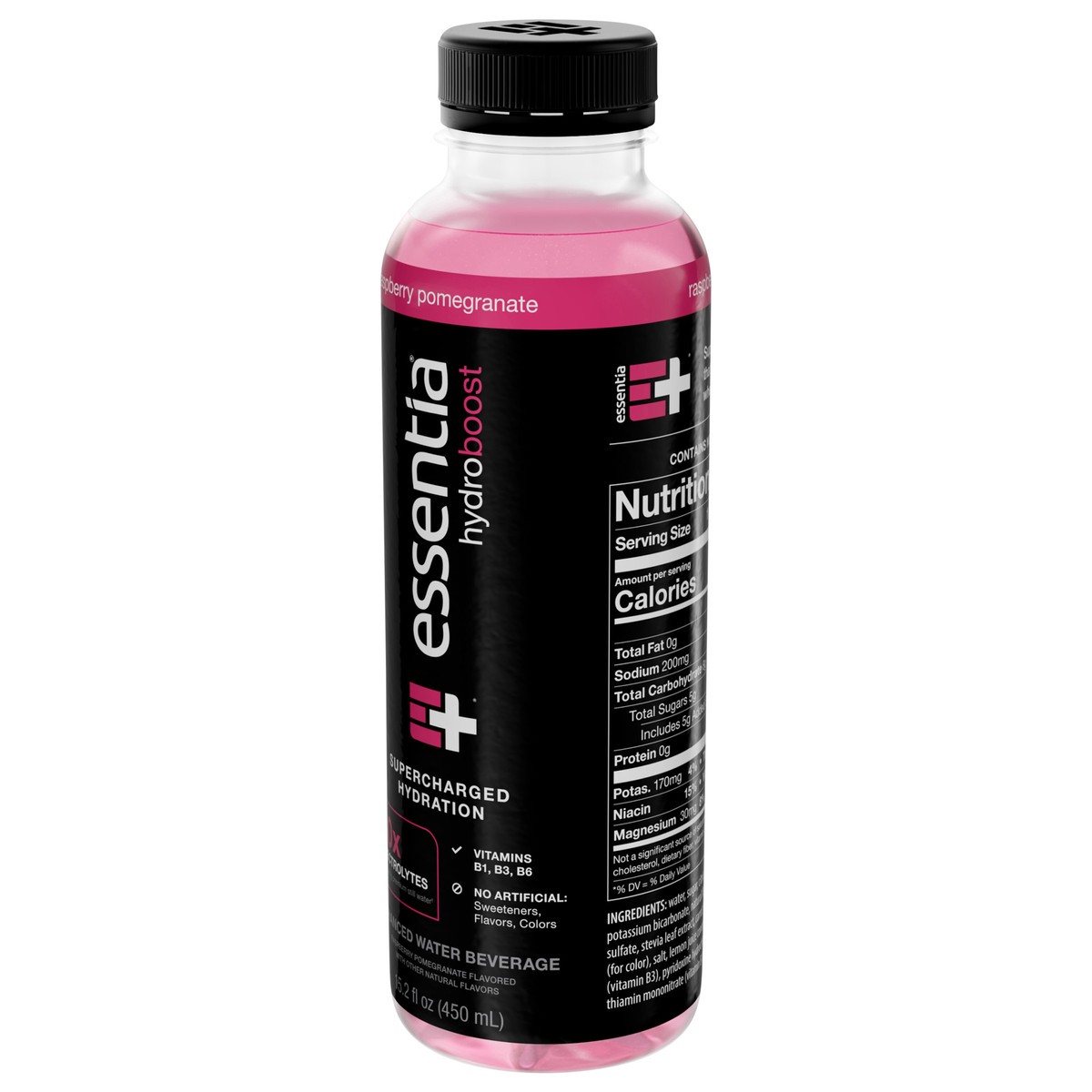 slide 7 of 15, ESSENTIA Bottled Water Ionized Akaline Raspberry15.2oz, 15.2 fl oz