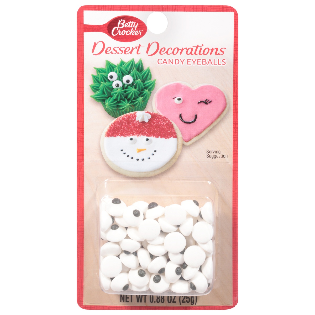 slide 1 of 1, Betty Crocker Candy Eyeballs Dessert Decorations 0.88 oz, 0.88 oz