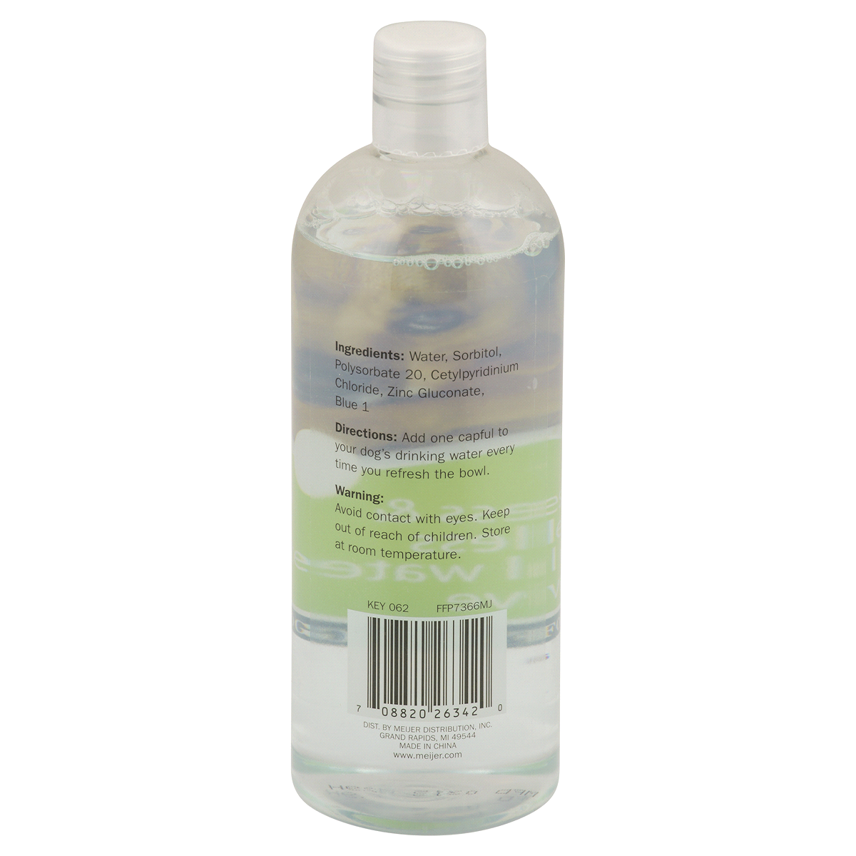 slide 2 of 2, Meijer Pet Dental Water Additive, Mint, 16 oz