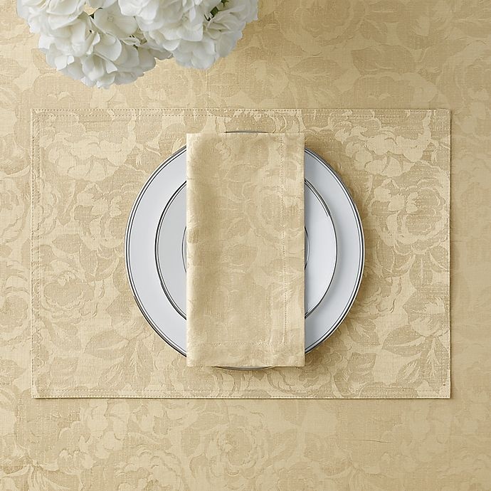 slide 2 of 2, Waterford Linens Camille Napkin - Gold, 1 ct