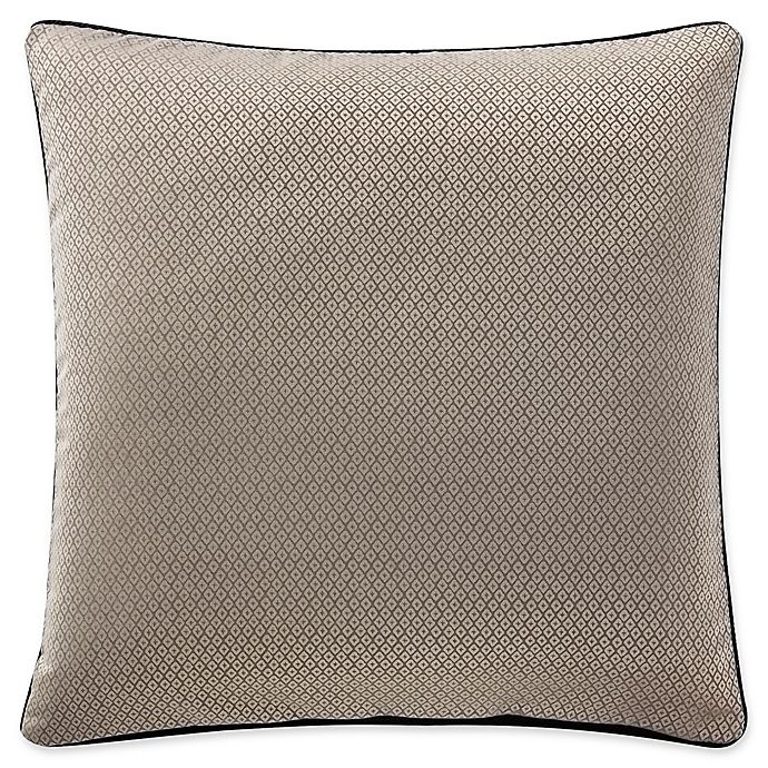 slide 2 of 2, Waterford Gabion European Pillow Sham - Indigo/Taupe, 1 ct