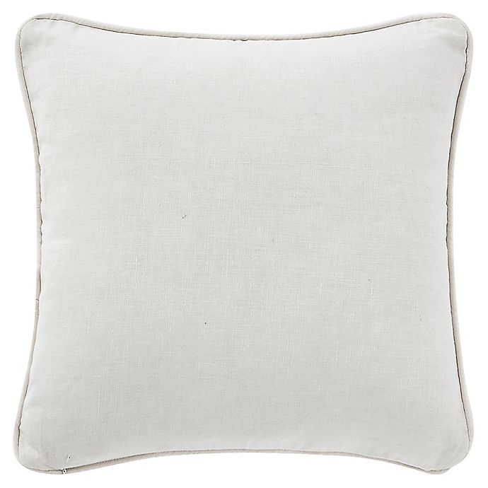 slide 2 of 2, Waterford Florence Square Throw Pillow - Chambray, 1 ct