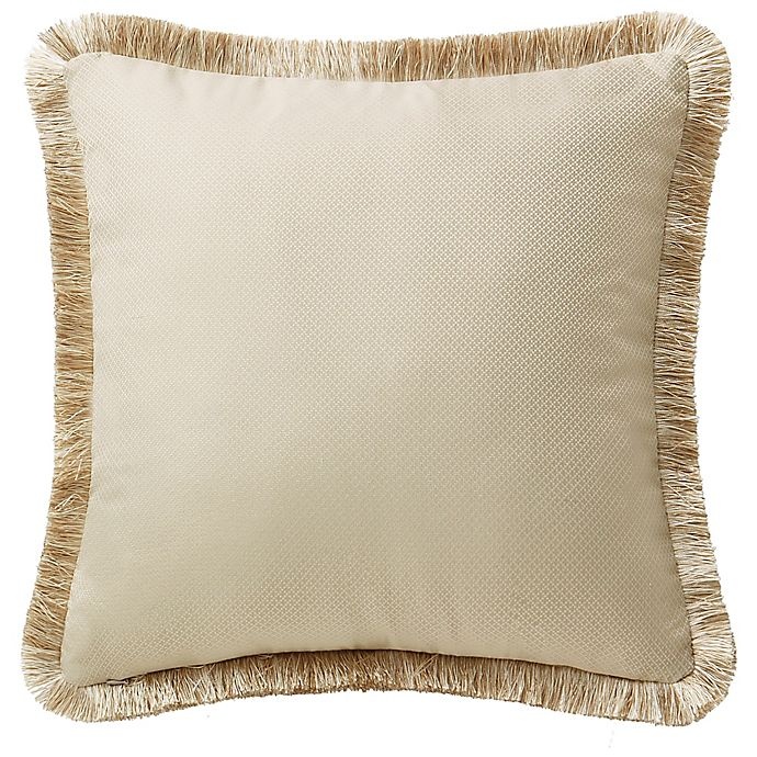 slide 2 of 2, Waterford Annalise Scroll Square Throw Pillow - Gold, 1 ct