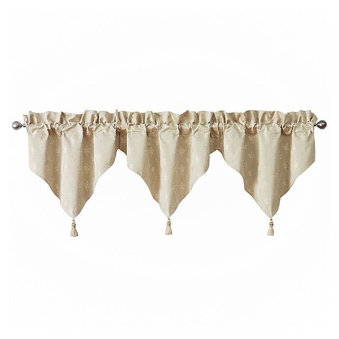 slide 2 of 2, Waterford Annalise Ascot Window Valance - Gold, 1 ct