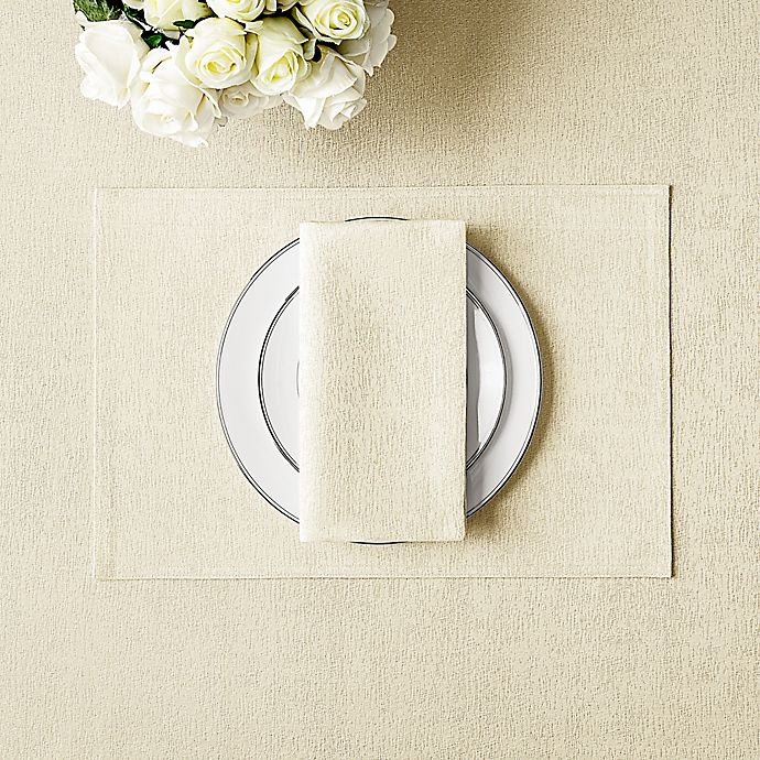 slide 2 of 2, Waterford Linens Lunar Placemat - Ivory, 1 ct