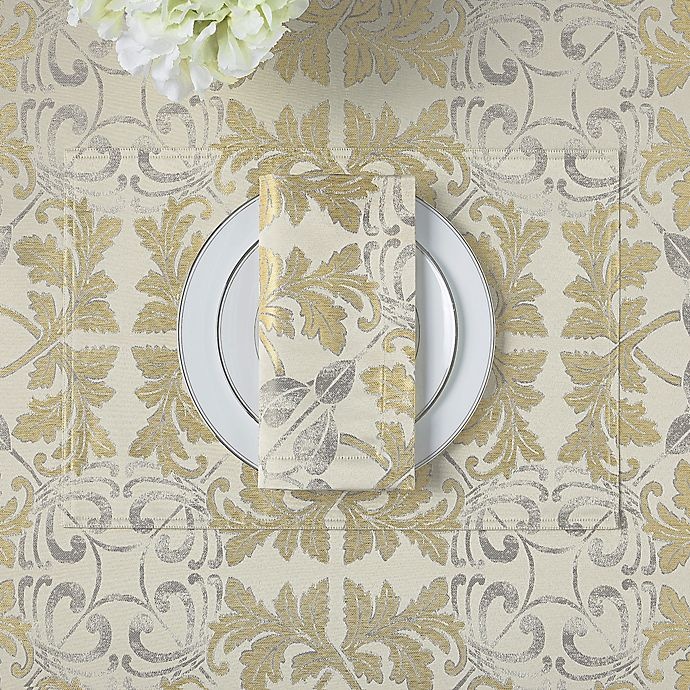 slide 2 of 2, Waterford Linens Octavia Placemat - Gold, 1 ct