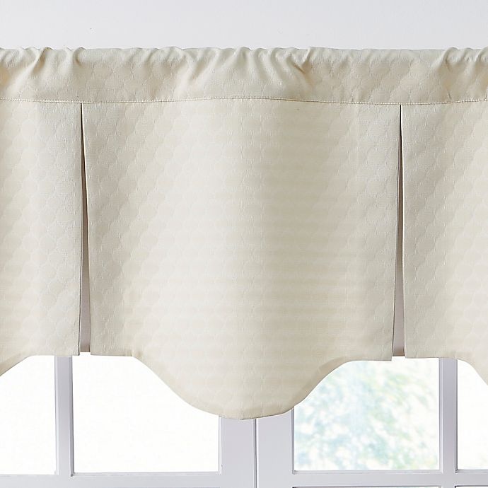 slide 2 of 3, Waterford Kasey Window Valance - Ivory, 1 ct