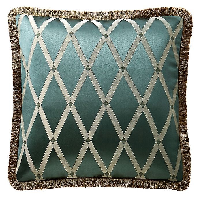 slide 2 of 2, Waterford Anora European Pillow Sham - Brass/Jade, 1 ct