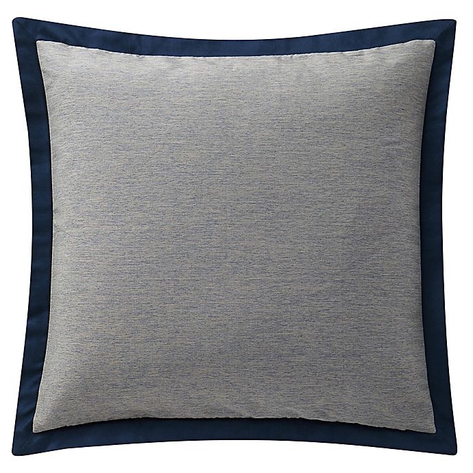 slide 2 of 2, Waterford Asher European Pillow Sham - Navy/Bronze, 1 ct