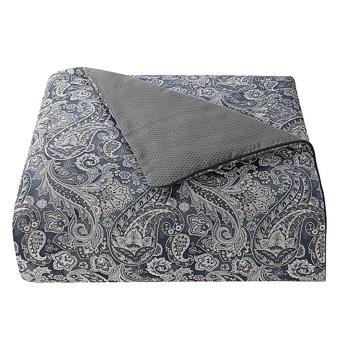 slide 5 of 7, Waterford Danehill King Comforter Set - Blue, 4 ct