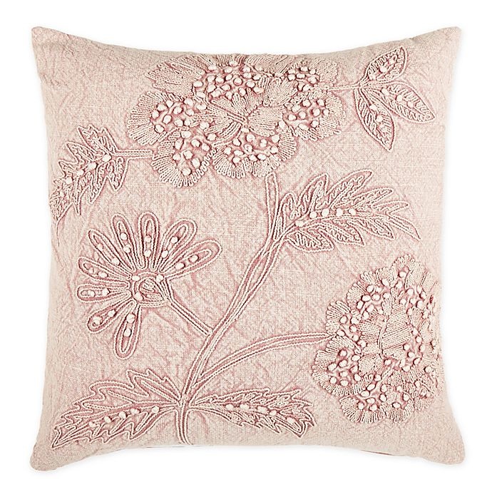 slide 1 of 1, Wamsutta Baylee Square Throw Pillow - Coral, 1 ct