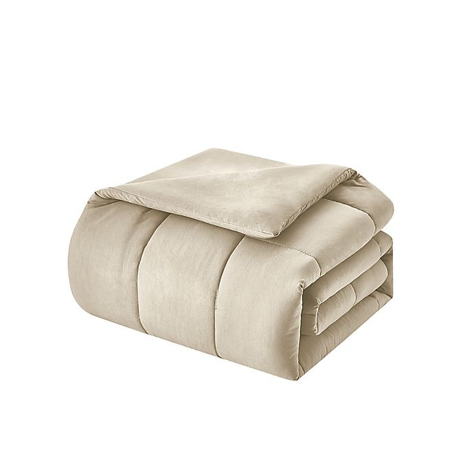 slide 6 of 6, Wamsutta Lustleigh Washed California King Comforter Set - Oatmeal, 7 ct