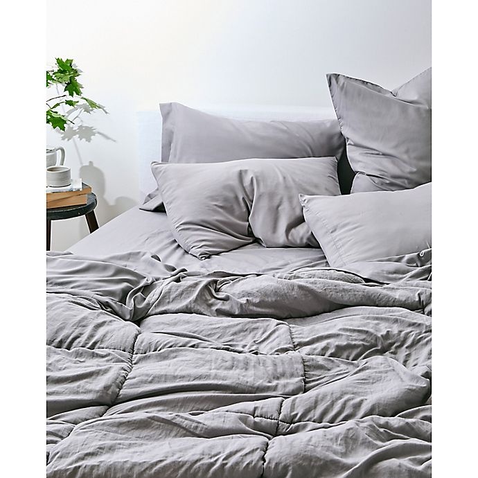 slide 9 of 9, Wamsutta Lustleigh Washed Full Comforter Set - Coconut Milk, 7 ct