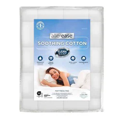 AllerEase® Soothing Cotton Mattress Pad Twin
