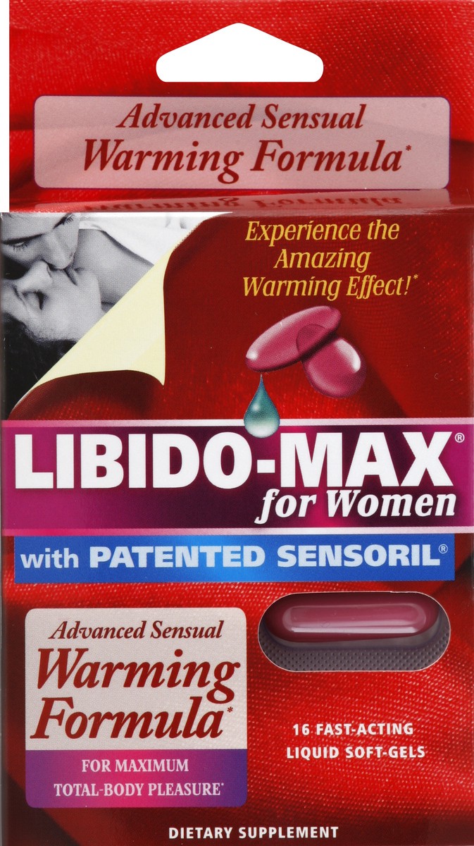 slide 2 of 4, Libido-Max Pink For Women Warming Formula 16 Liquid Soft-Gels, 16 ct