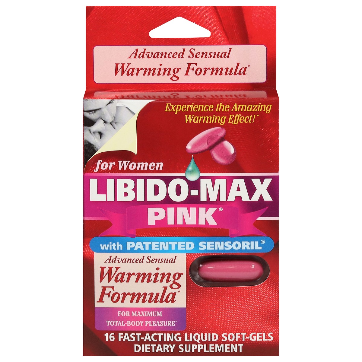 slide 1 of 4, Libido-Max Pink For Women Warming Formula 16 Liquid Soft-Gels, 16 ct