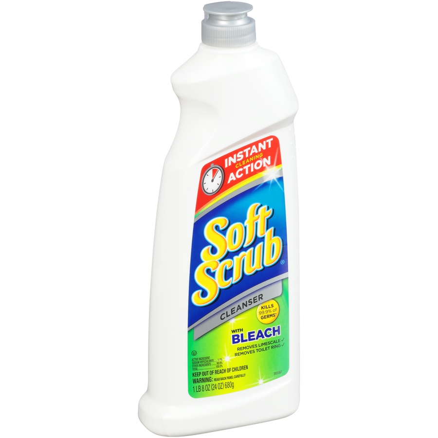 slide 2 of 6, Soft Scrub With Bleach Cleanser, 24 oz