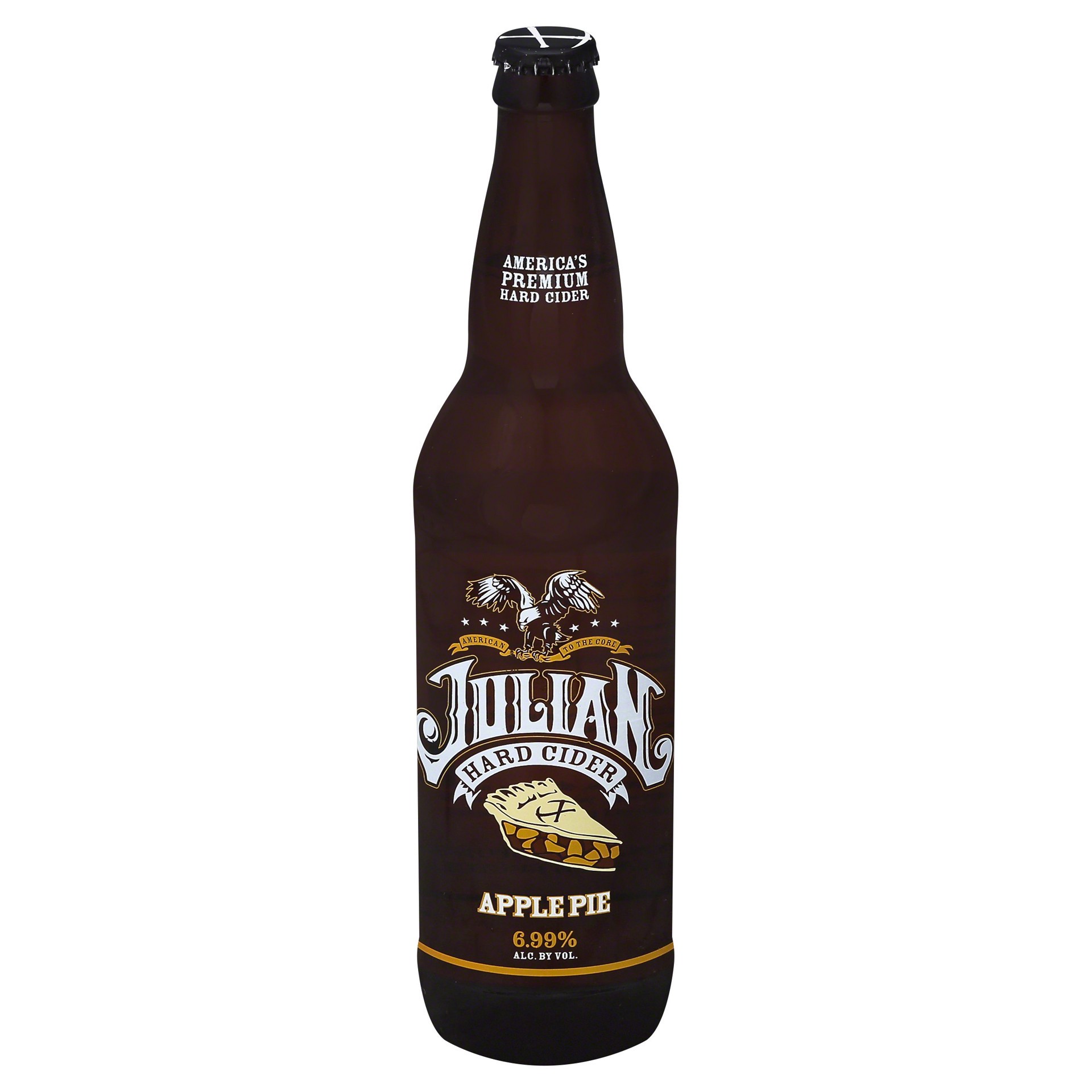 slide 1 of 4, Julian's Recipe Julian Apple Pie Hard Cider, 22 oz