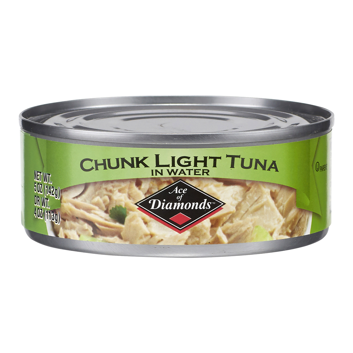 slide 1 of 2, Ace of Diamonds Chunk Light Tuna in Water, 5 oz