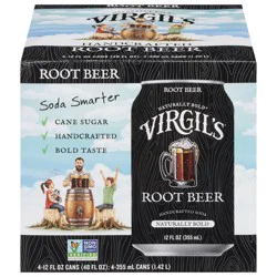 Virgil's Root Beer - 4 x 12 fl oz Cans