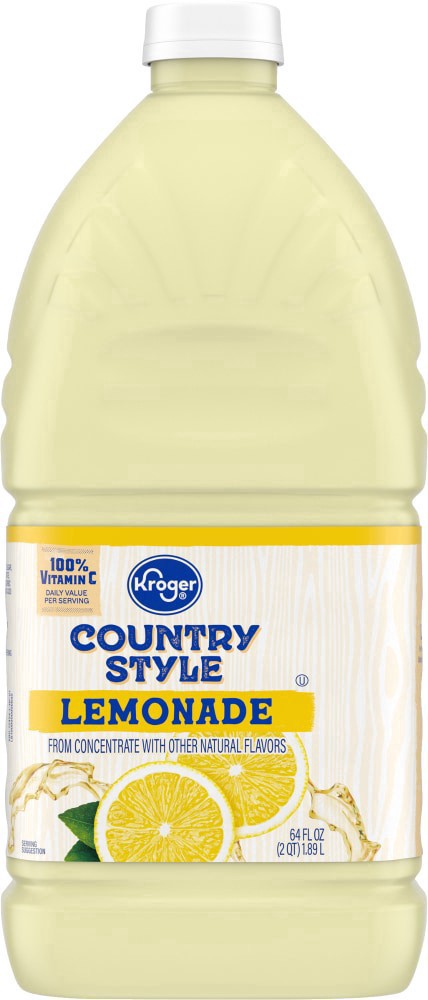 slide 2 of 4, Kroger Lemonade Bottle - 64 fl oz, 64 fl oz